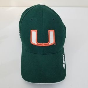 U Miami Hurricanes Vintage Hook & Loop Cotton Cap